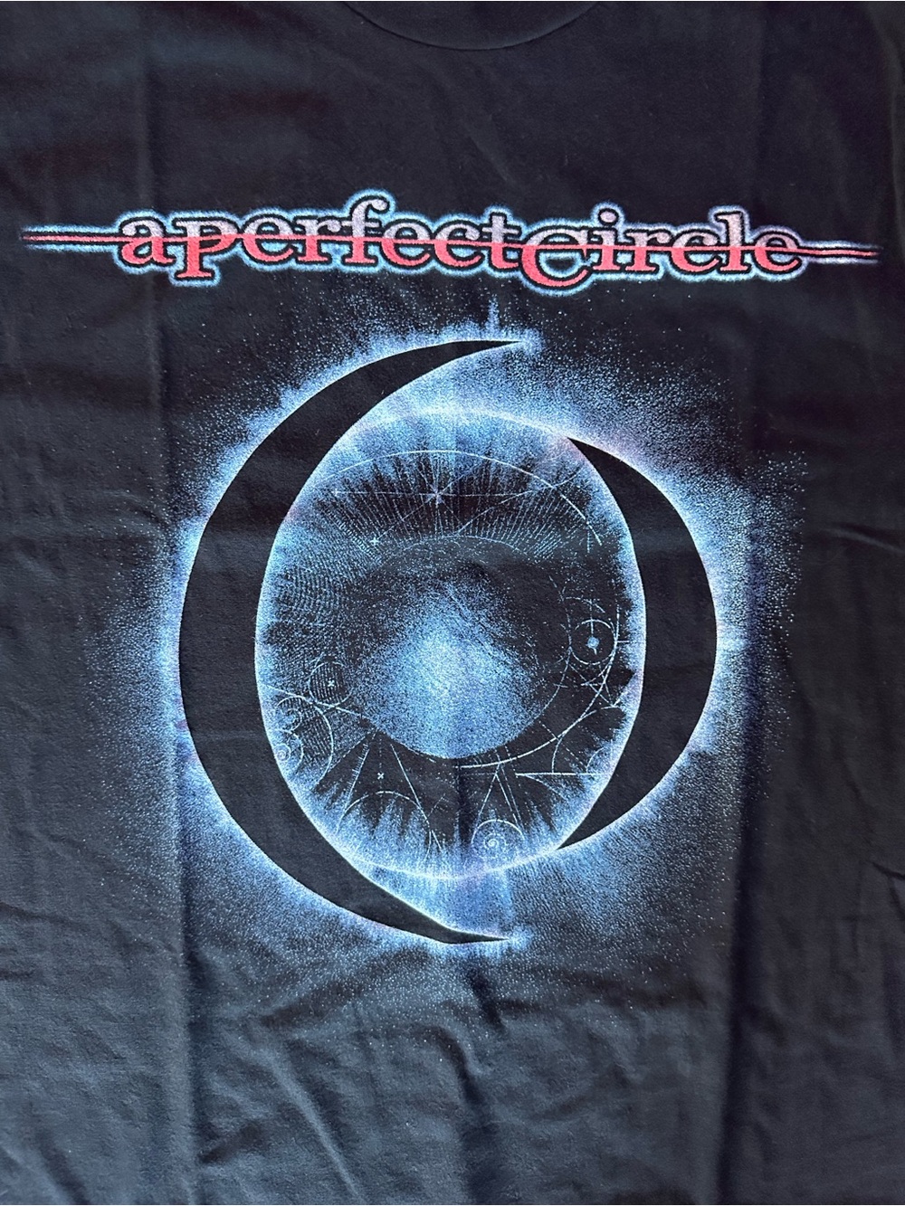 Hot Topic Black A Perfect Circle Graphic Tee Celestial Eye - Picture 3 of 7